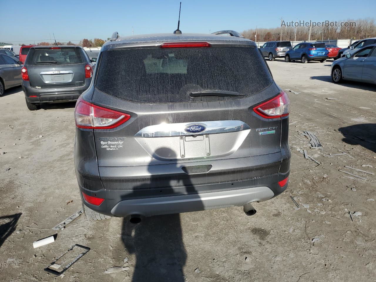 2014 Ford Escape Titanium Charcoal vin: 1FMCU0JX1EUC84862