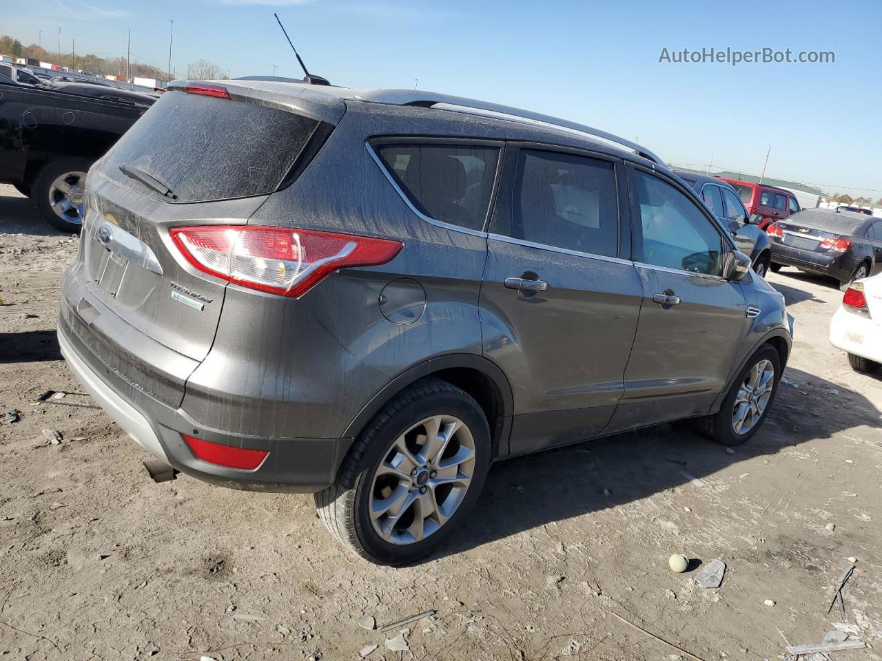 2014 Ford Escape Titanium Charcoal vin: 1FMCU0JX1EUC84862