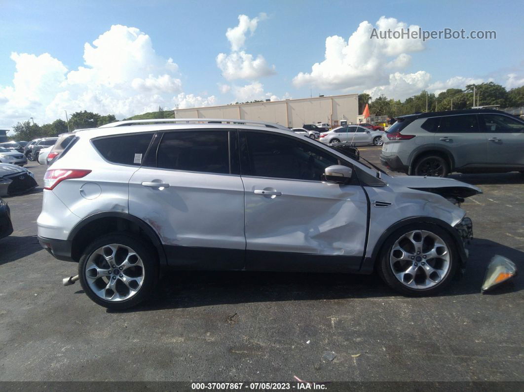 2015 Ford Escape Titanium Silver vin: 1FMCU0JX1FUA57480