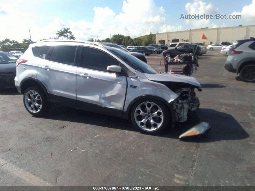 2015 Ford Escape Titanium Silver vin: 1FMCU0JX1FUA57480