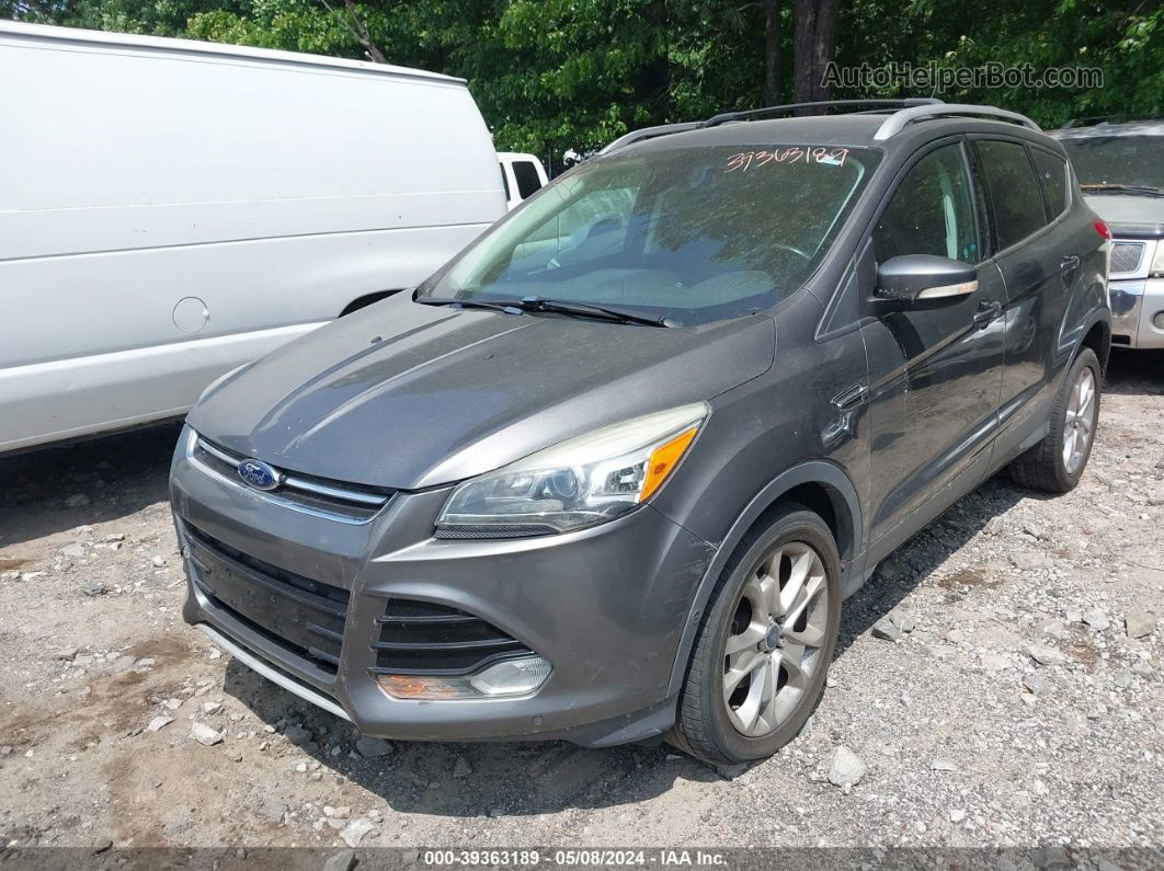 2014 Ford Escape Titanium Gray vin: 1FMCU0JX2EUA57096