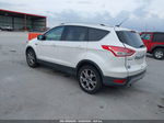 2014 Ford Escape Titanium White vin: 1FMCU0JX2EUE25938