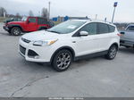 2014 Ford Escape Titanium White vin: 1FMCU0JX2EUE25938