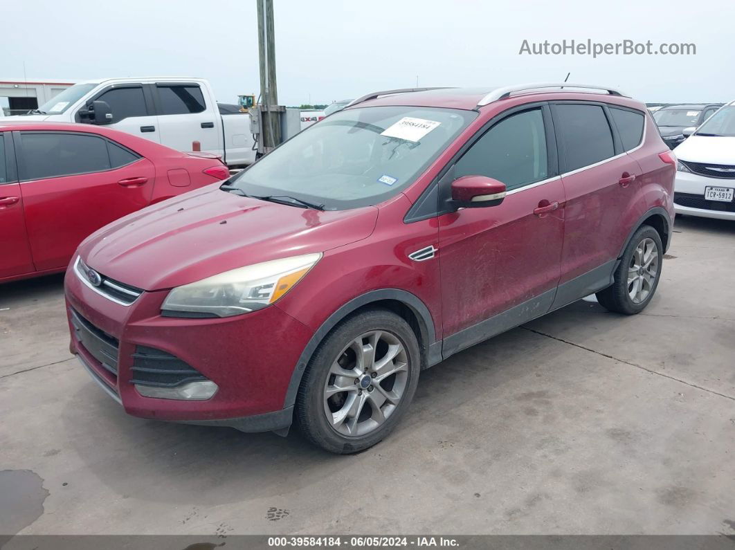 2015 Ford Escape Titanium Красный vin: 1FMCU0JX2FUB61542