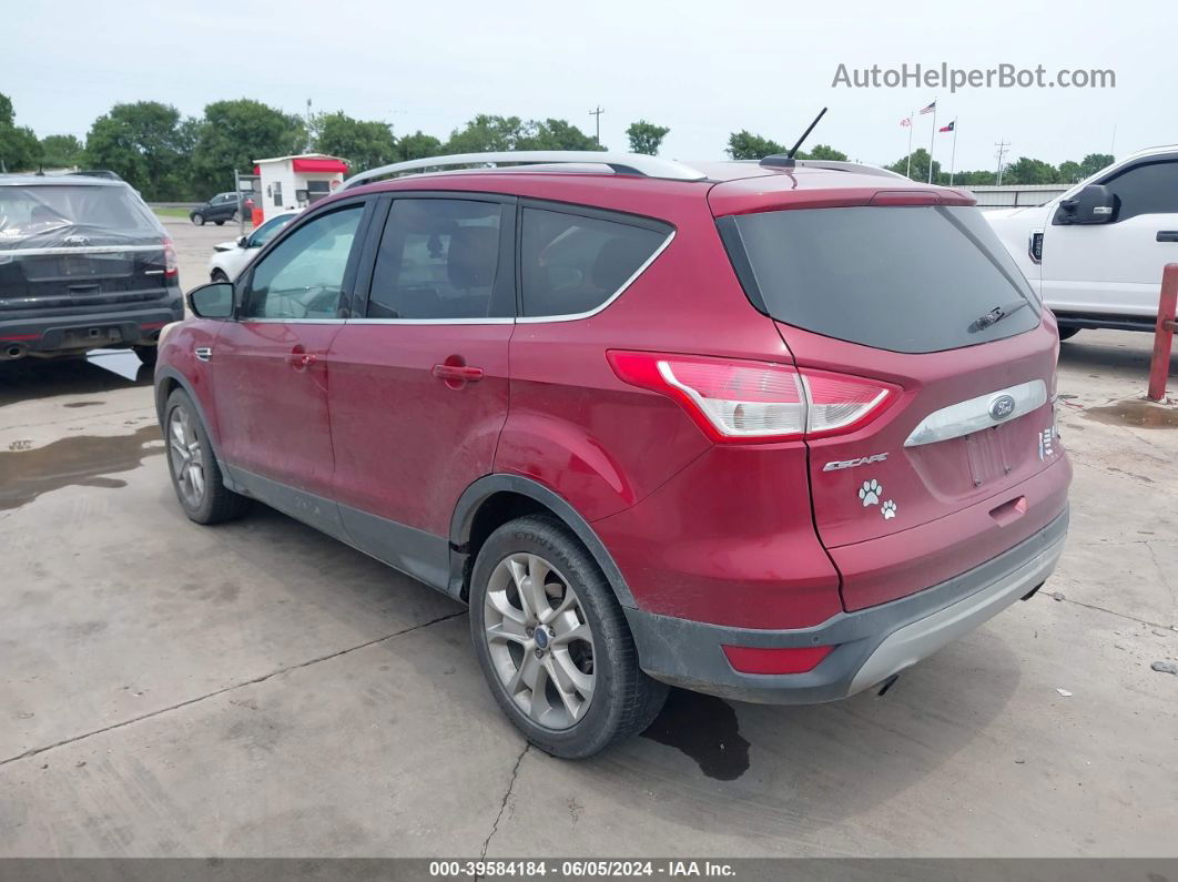 2015 Ford Escape Titanium Красный vin: 1FMCU0JX2FUB61542