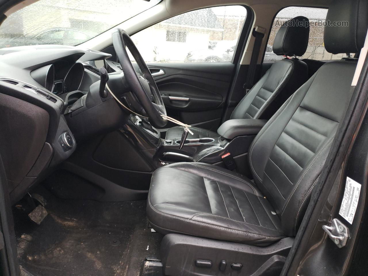 2015 Ford Escape Titanium Серый vin: 1FMCU0JX2FUB70001