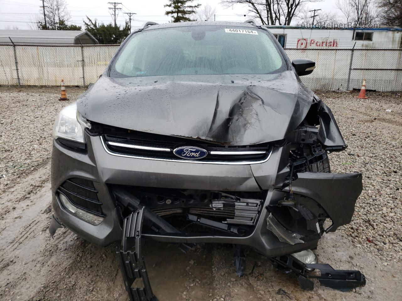 2015 Ford Escape Titanium Серый vin: 1FMCU0JX2FUB70001