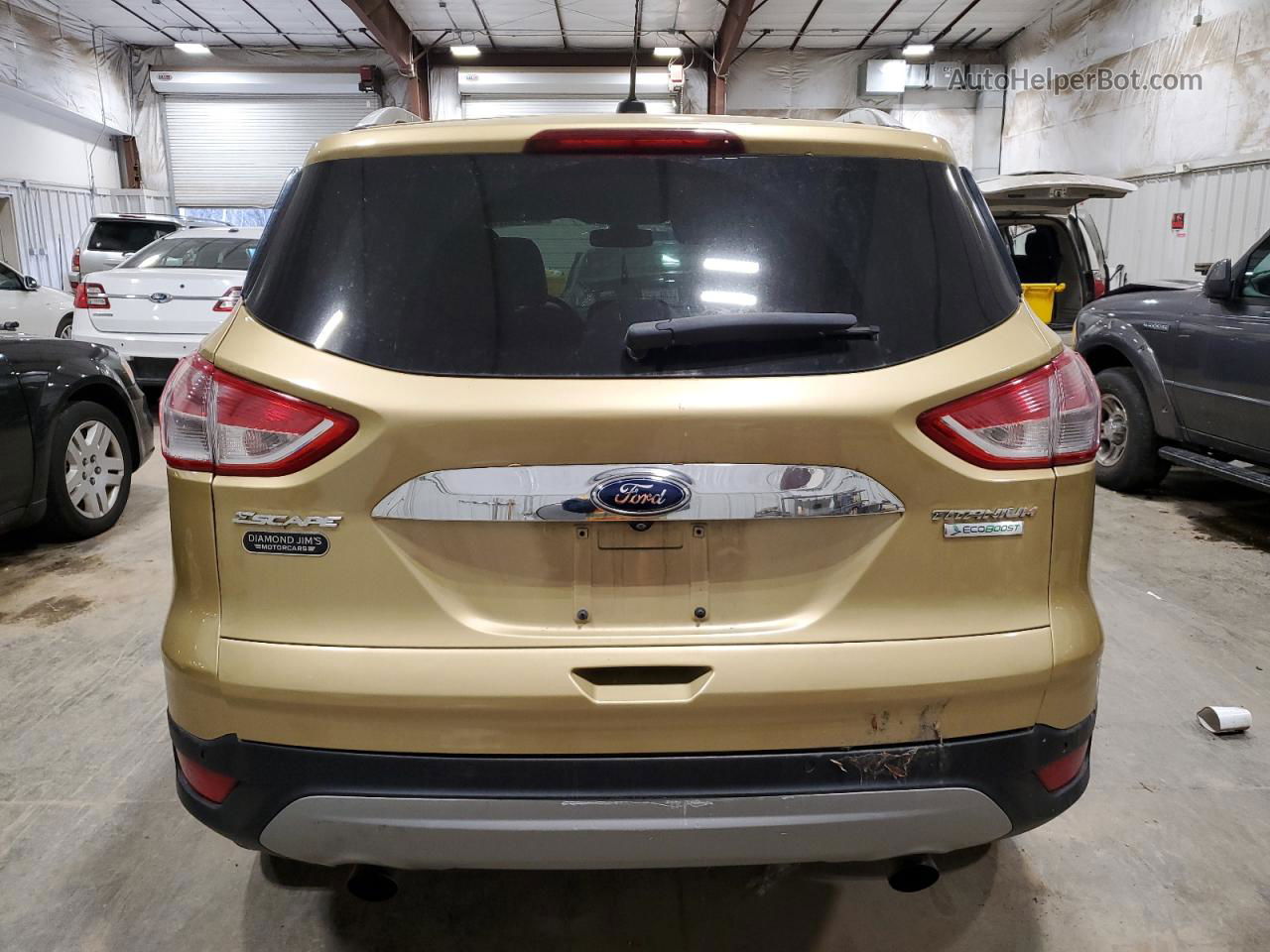 2014 Ford Escape Titanium Gold vin: 1FMCU0JX3EUD30725