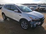 2015 Ford Escape Titanium White vin: 1FMCU0JX3FUA99763