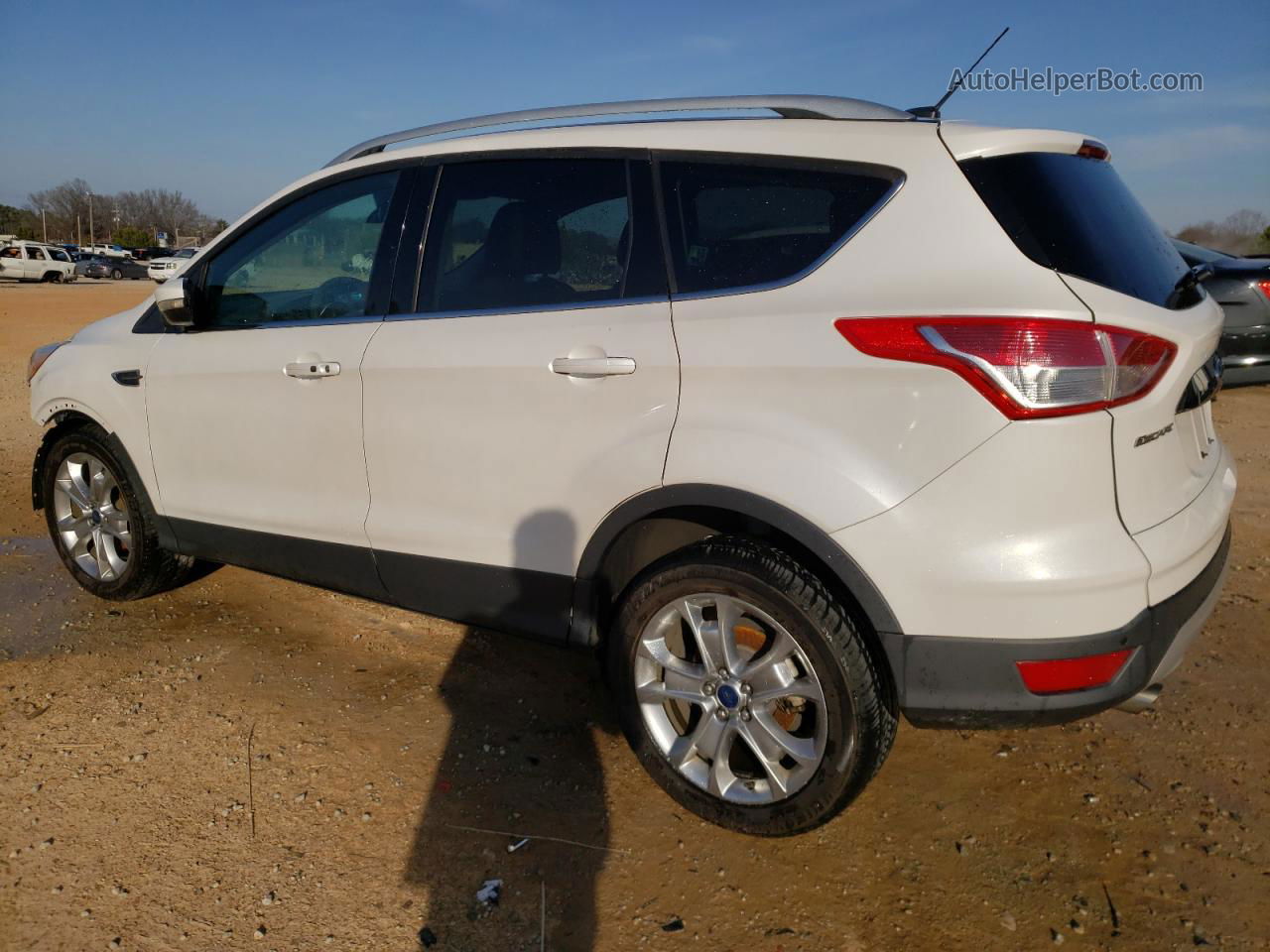 2015 Ford Escape Titanium Белый vin: 1FMCU0JX3FUA99763