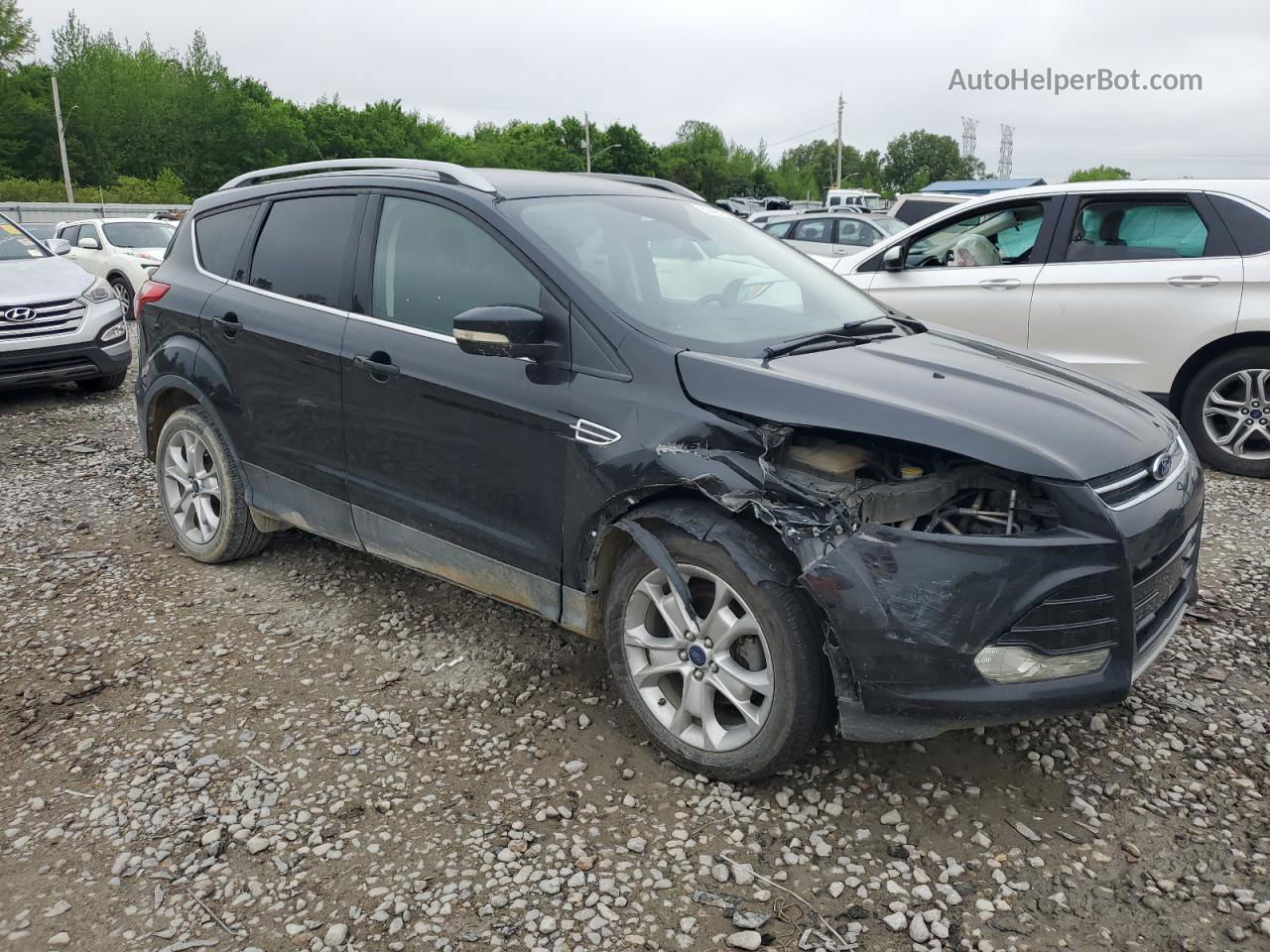 2015 Ford Escape Titanium Black vin: 1FMCU0JX3FUB24970