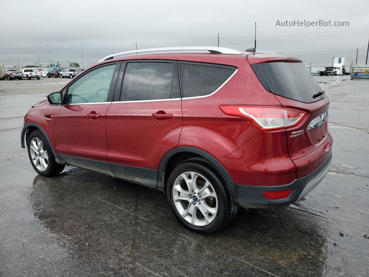 2015 Ford Escape Titanium Красный vin: 1FMCU0JX3FUC42534