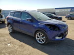 2014 Ford Escape Titanium Синий vin: 1FMCU0JX4EUB54087