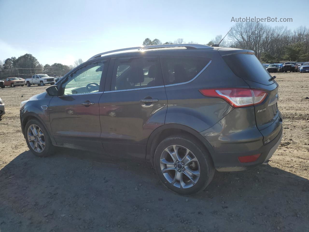 2016 Ford Escape Titanium Серый vin: 1FMCU0JX4GUB13784