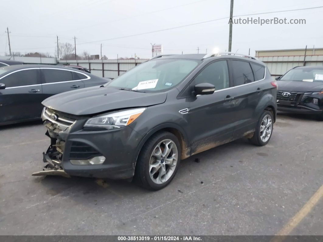 2016 Ford Escape Titanium Gray vin: 1FMCU0JX4GUB23067