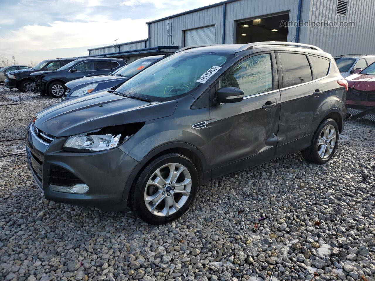 2016 Ford Escape Titanium Charcoal vin: 1FMCU0JX4GUC08782