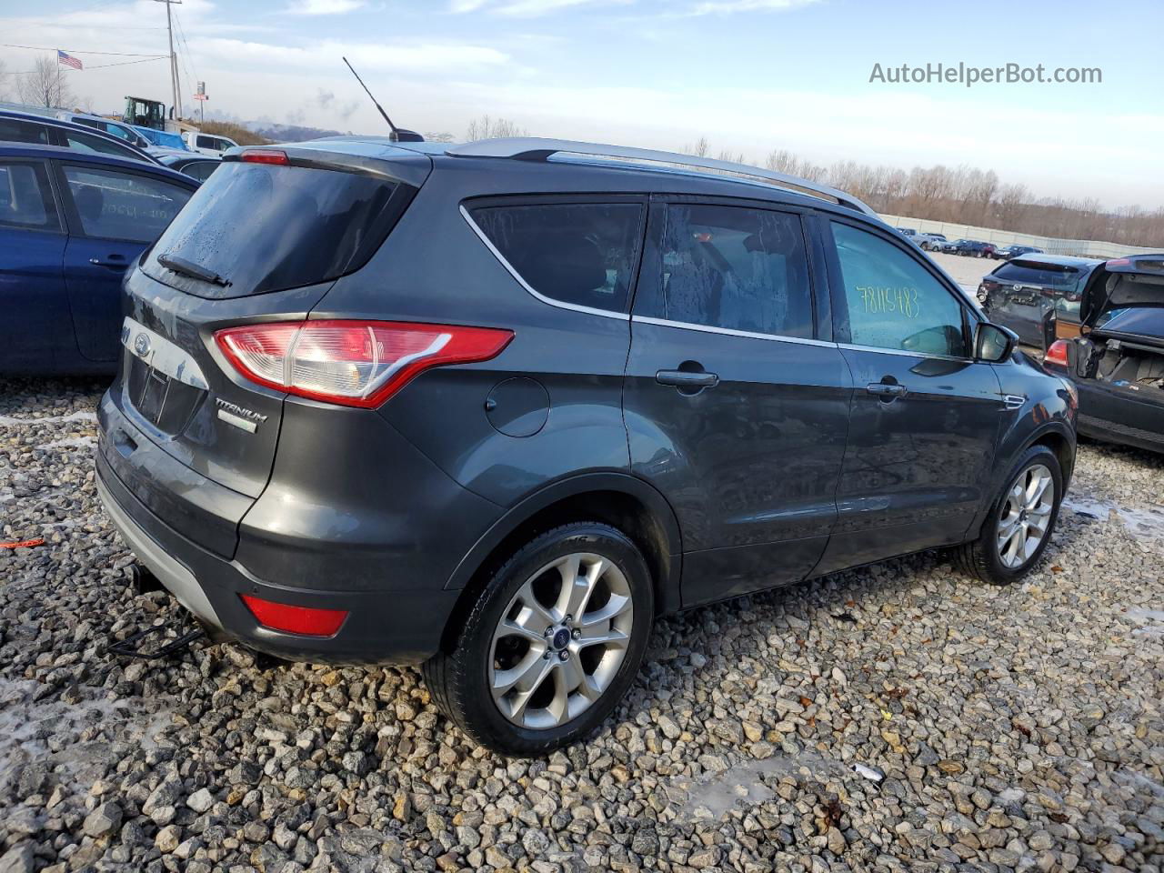 2016 Ford Escape Titanium Charcoal vin: 1FMCU0JX4GUC08782