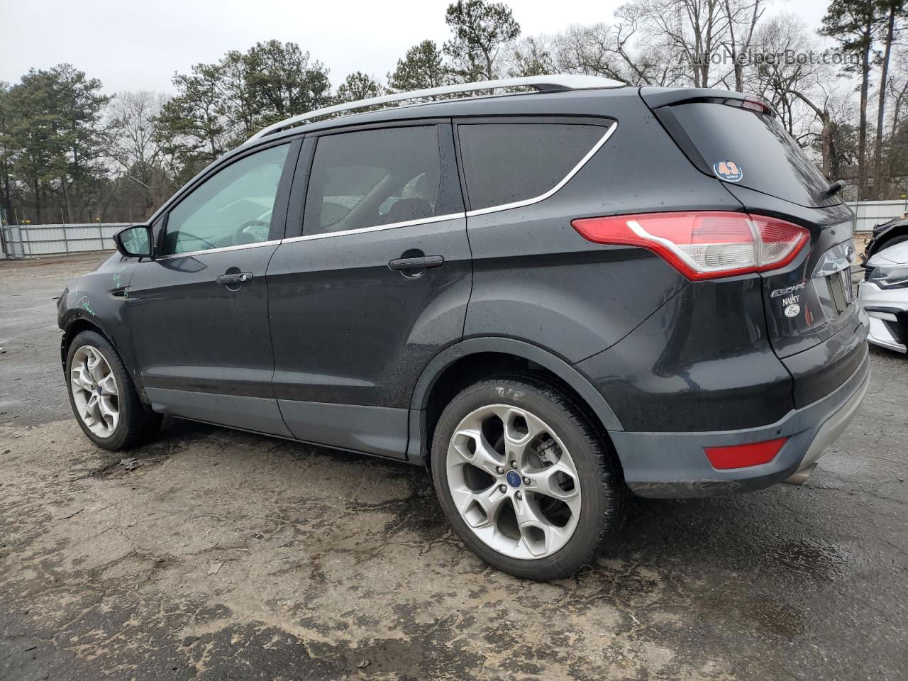 2014 Ford Escape Titanium Черный vin: 1FMCU0JX5EUA27641