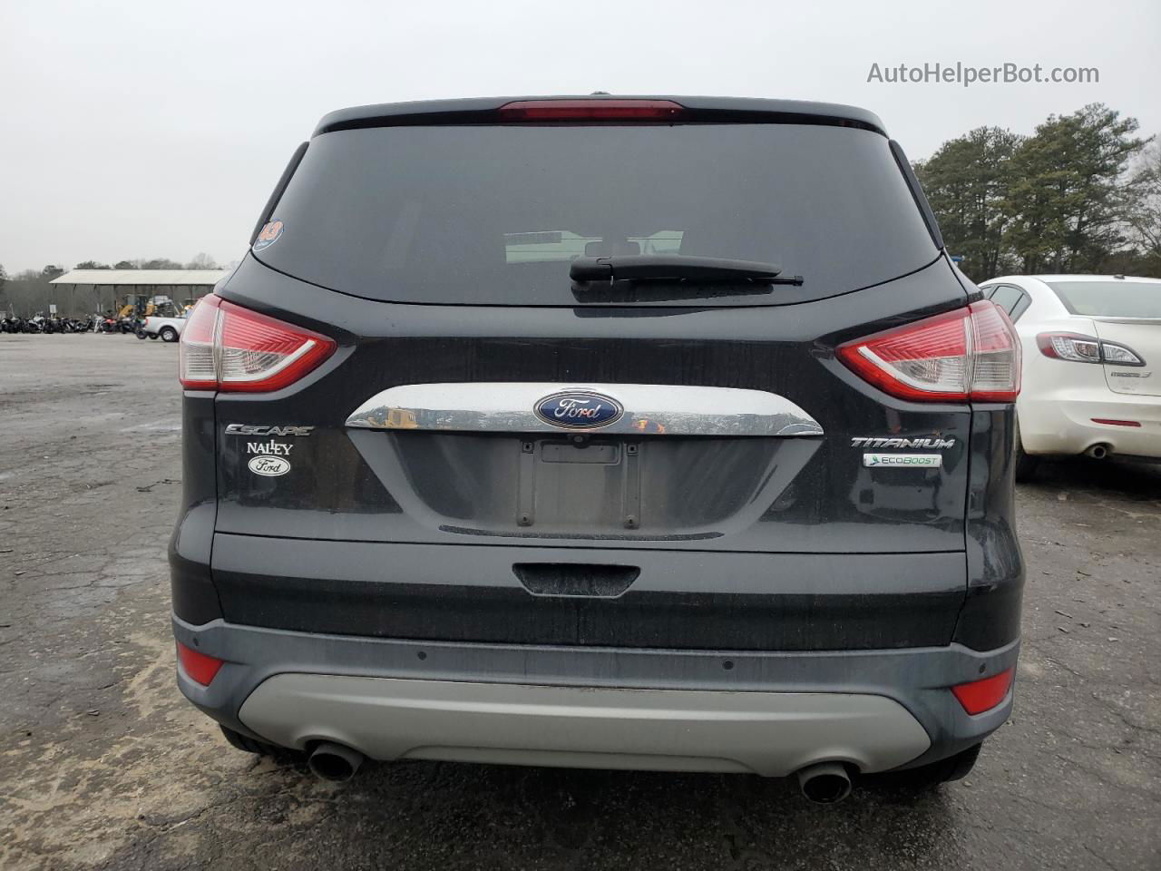 2014 Ford Escape Titanium Черный vin: 1FMCU0JX5EUA27641