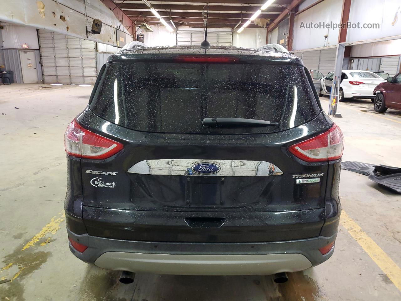 2014 Ford Escape Titanium Черный vin: 1FMCU0JX5EUD88612