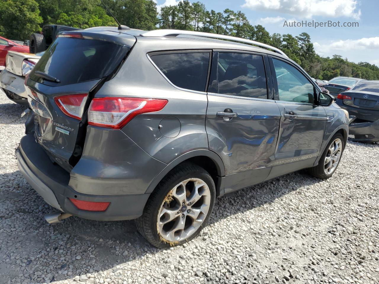 2014 Ford Escape Titanium Charcoal vin: 1FMCU0JX6EUD57823