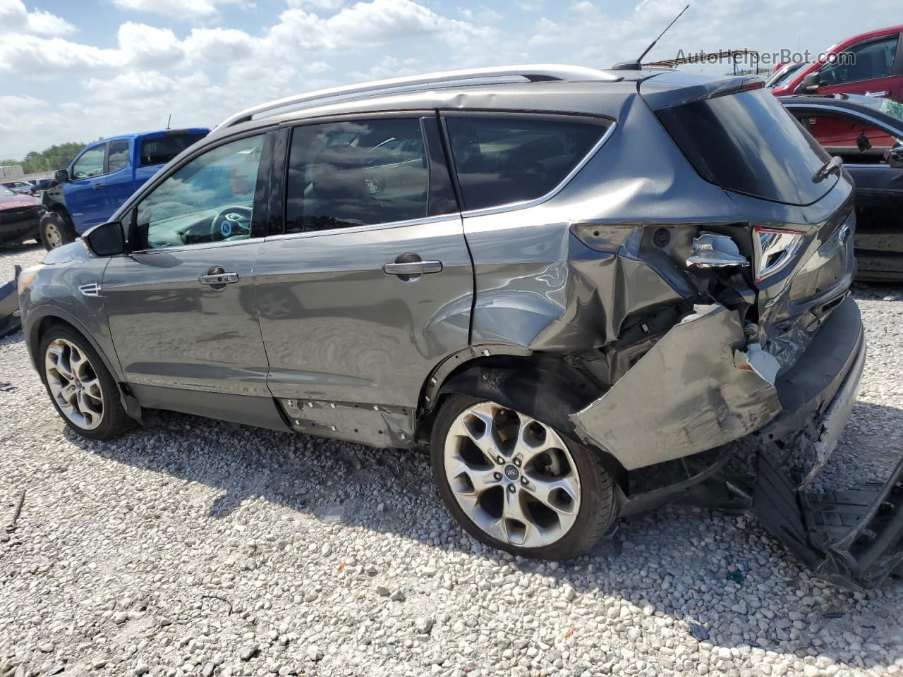 2014 Ford Escape Titanium Угольный vin: 1FMCU0JX6EUD57823