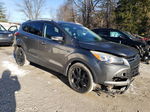 2014 Ford Escape Titanium Серый vin: 1FMCU0JX6EUE36022