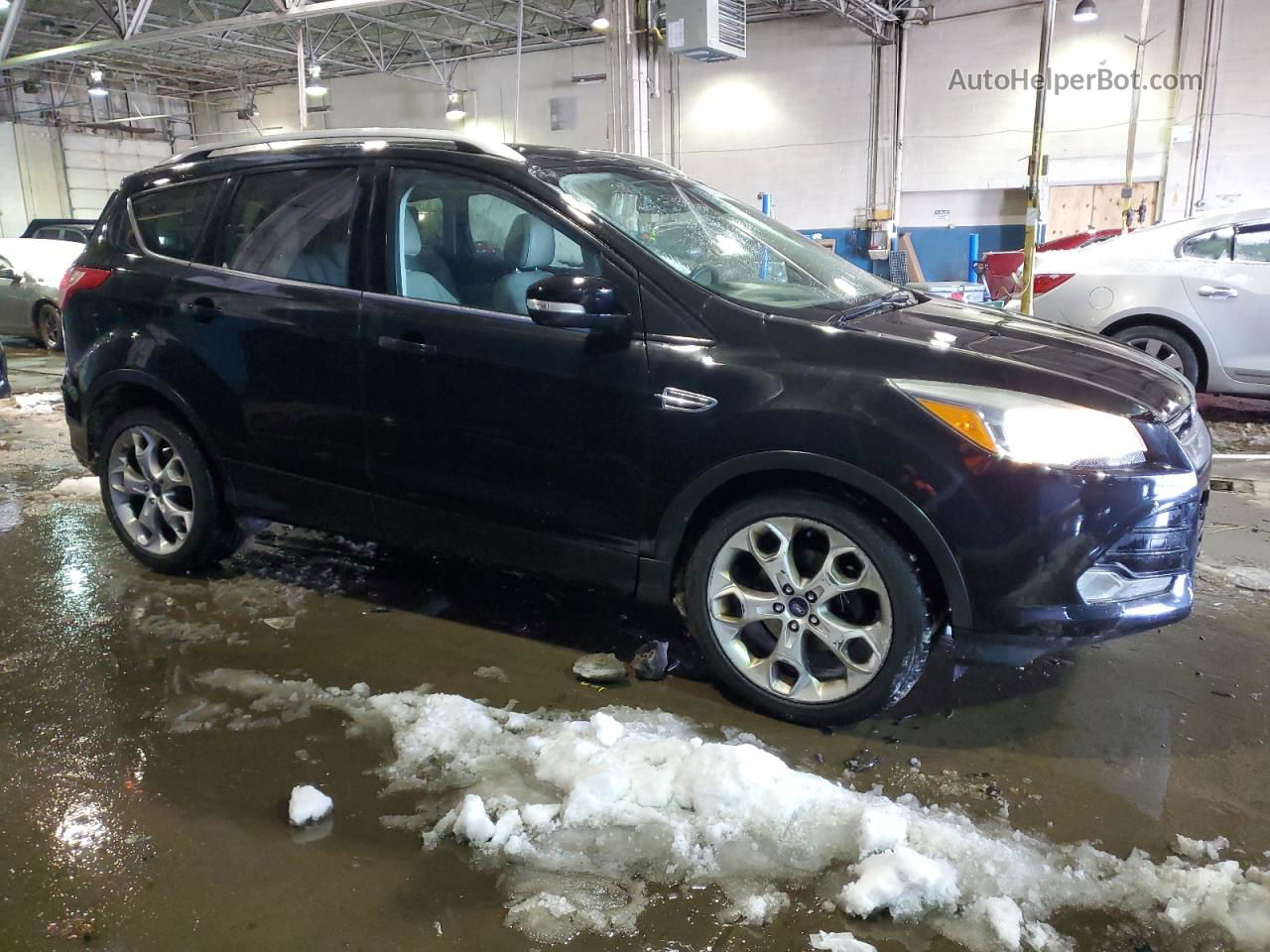 2014 Ford Escape Titanium Black vin: 1FMCU0JX7EUA43971