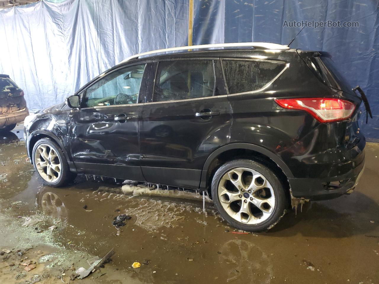 2014 Ford Escape Titanium Black vin: 1FMCU0JX7EUA43971