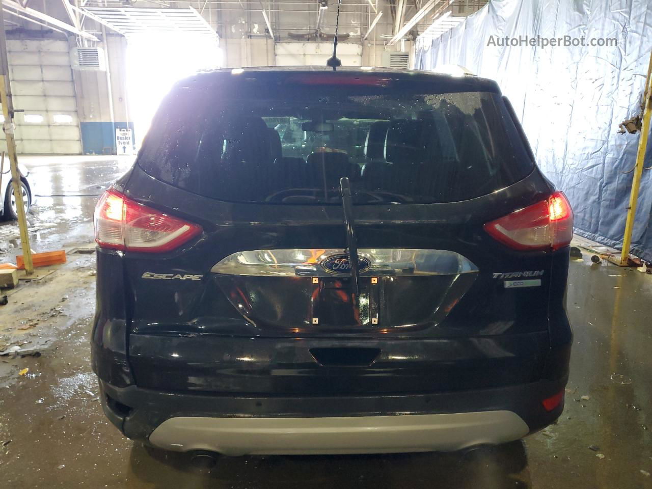 2014 Ford Escape Titanium Black vin: 1FMCU0JX7EUA43971