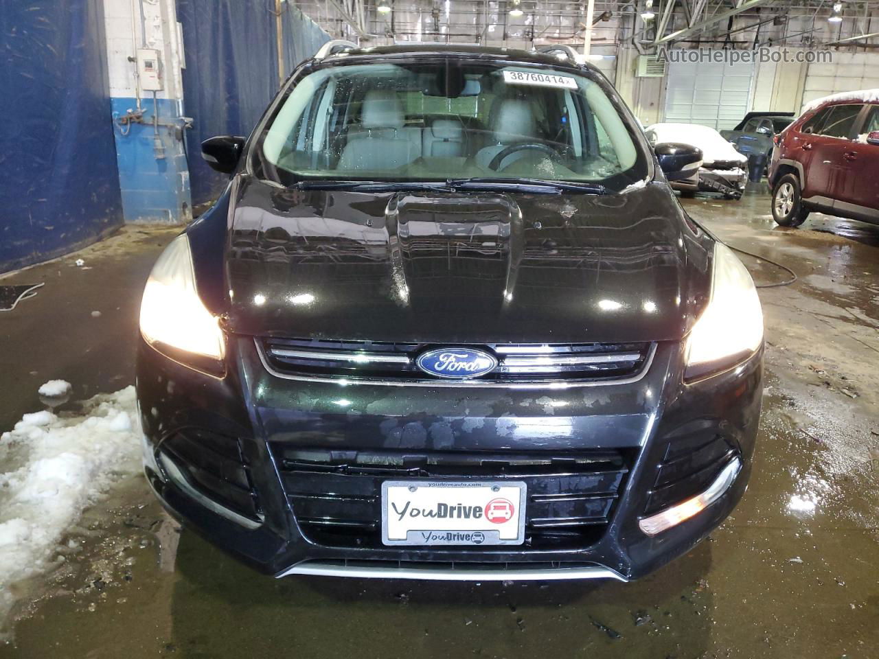 2014 Ford Escape Titanium Black vin: 1FMCU0JX7EUA43971