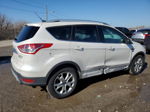 2014 Ford Escape Titanium White vin: 1FMCU0JX7EUB43178