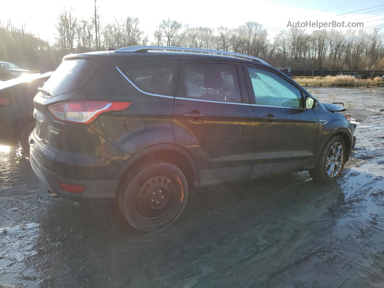 2014 Ford Escape Titanium Black vin: 1FMCU0JX7EUB59459