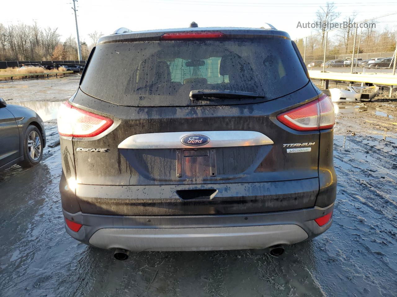 2014 Ford Escape Titanium Black vin: 1FMCU0JX7EUB59459