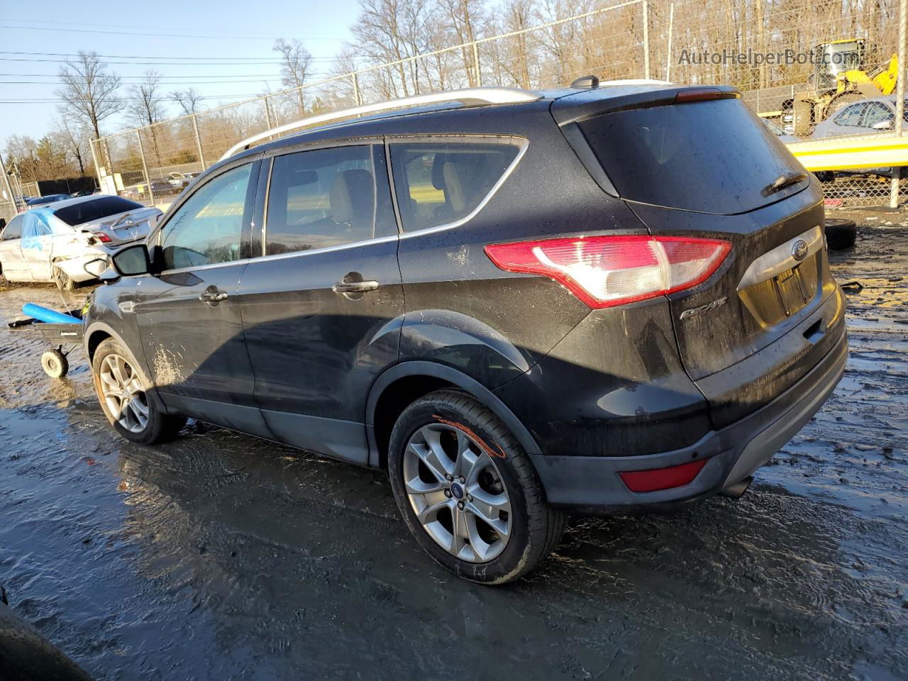 2014 Ford Escape Titanium Black vin: 1FMCU0JX7EUB59459