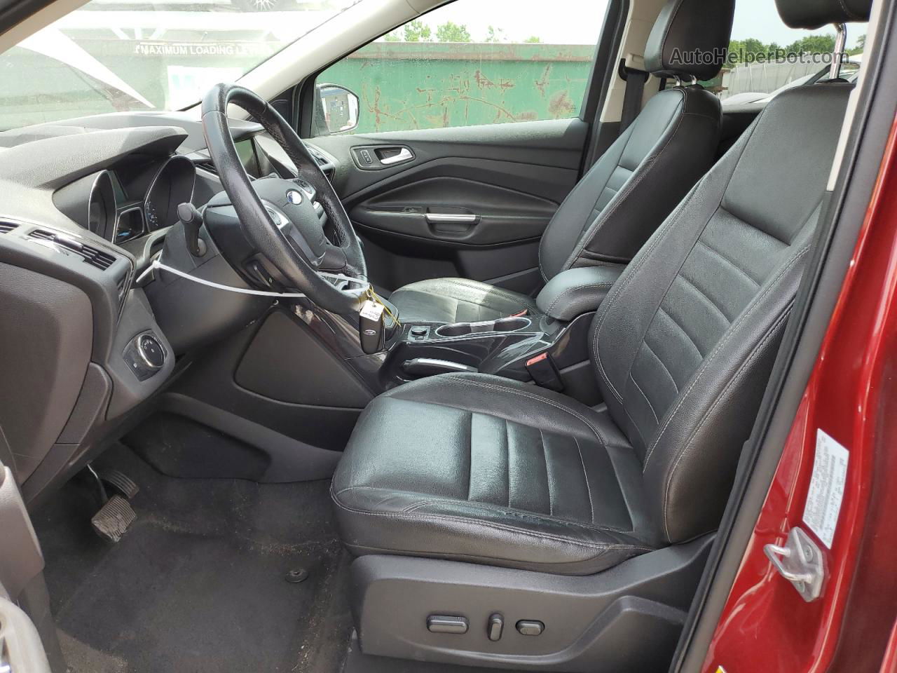 2014 Ford Escape Titanium Красный vin: 1FMCU0JX7EUB78464