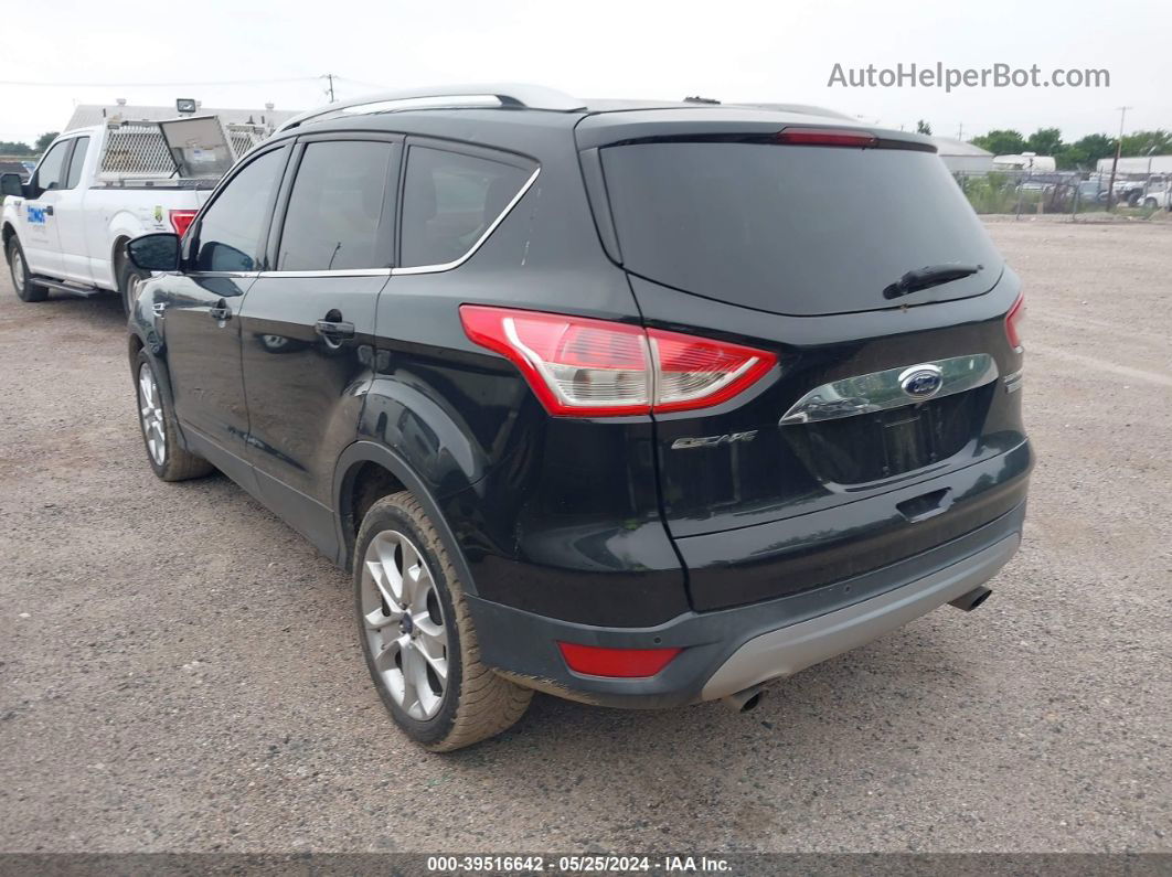 2014 Ford Escape Titanium Black vin: 1FMCU0JX7EUC75549