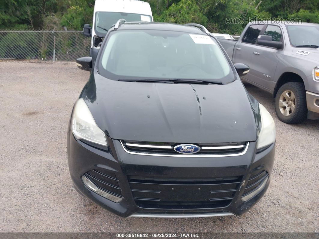 2014 Ford Escape Titanium Black vin: 1FMCU0JX7EUC75549