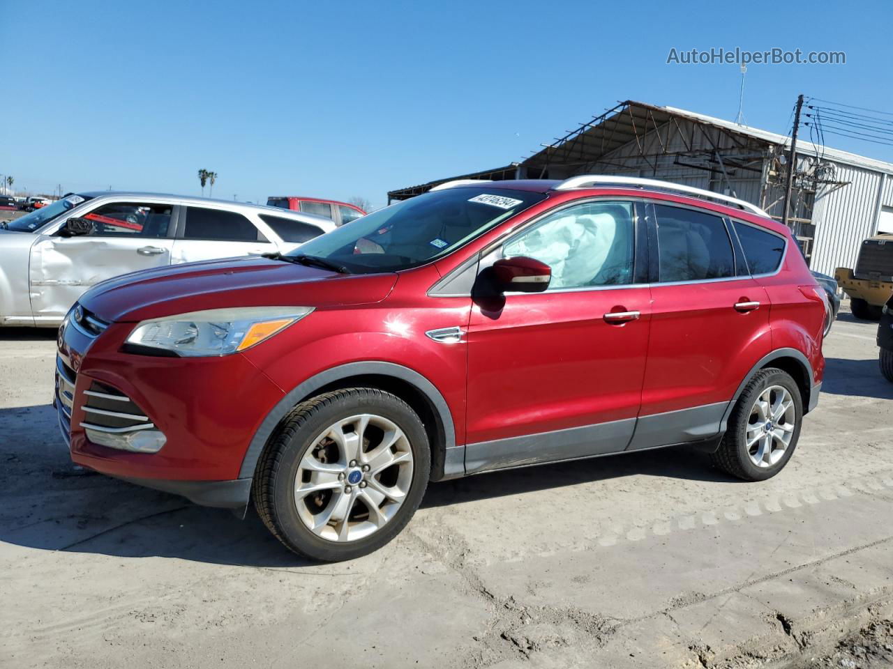 2015 Ford Escape Titanium Темно-бордовый vin: 1FMCU0JX7FUA62022