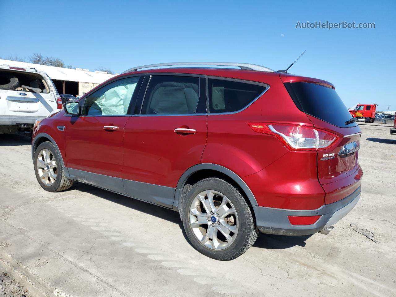 2015 Ford Escape Titanium Темно-бордовый vin: 1FMCU0JX7FUA62022