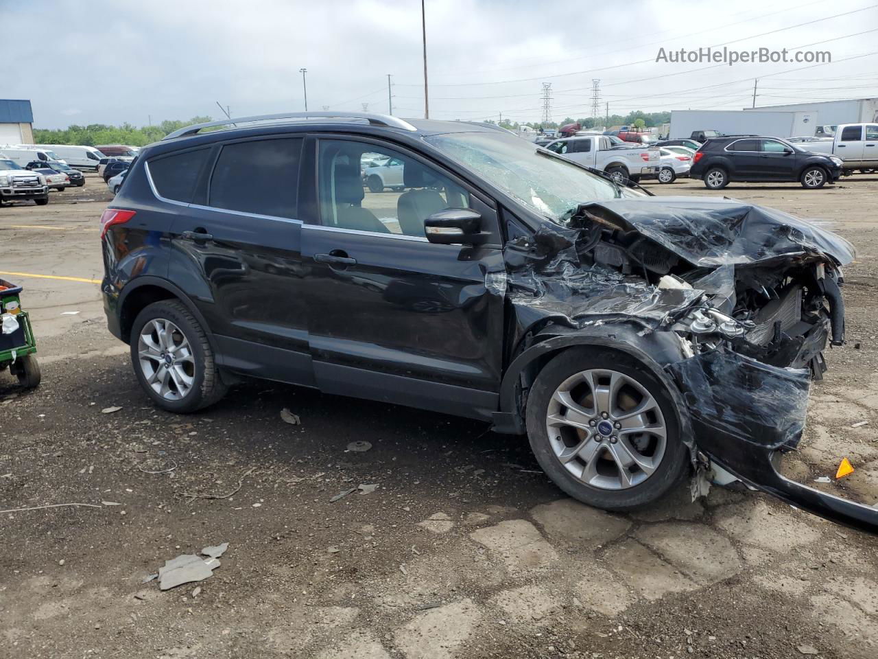 2015 Ford Escape Titanium Black vin: 1FMCU0JX7FUB92771