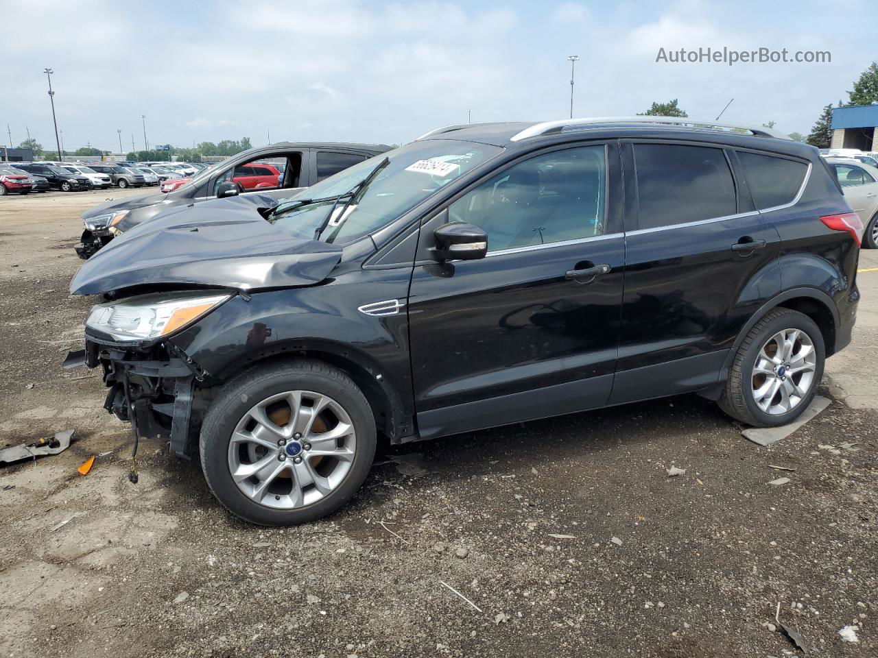 2015 Ford Escape Titanium Black vin: 1FMCU0JX7FUB92771