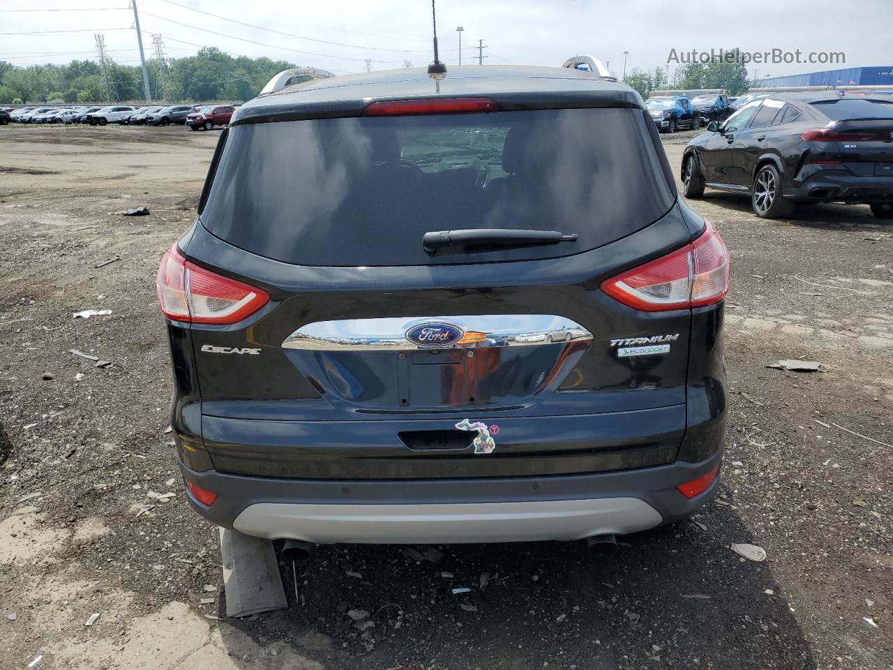 2015 Ford Escape Titanium Black vin: 1FMCU0JX7FUB92771