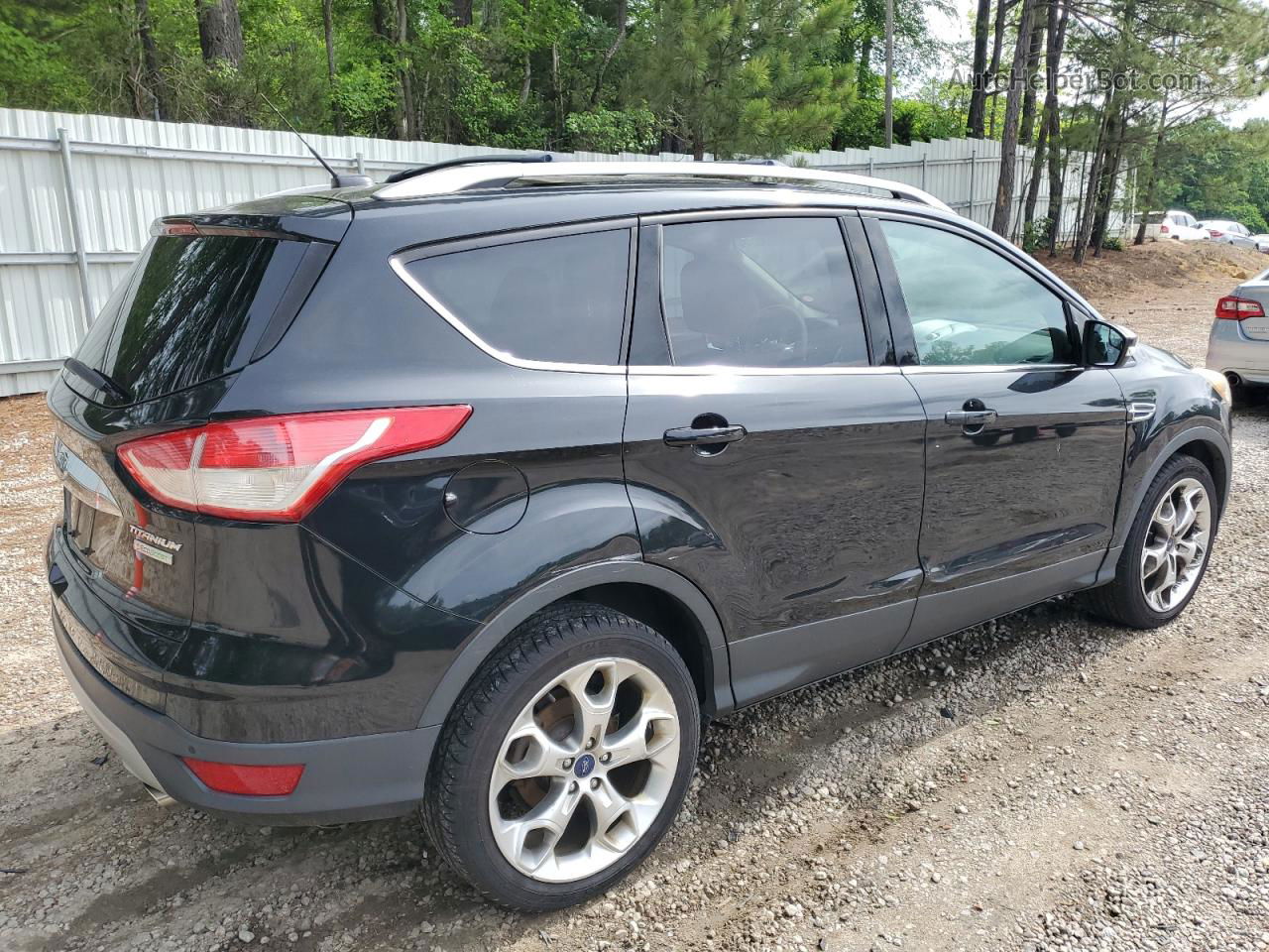 2014 Ford Escape Titanium Black vin: 1FMCU0JX8EUB69529