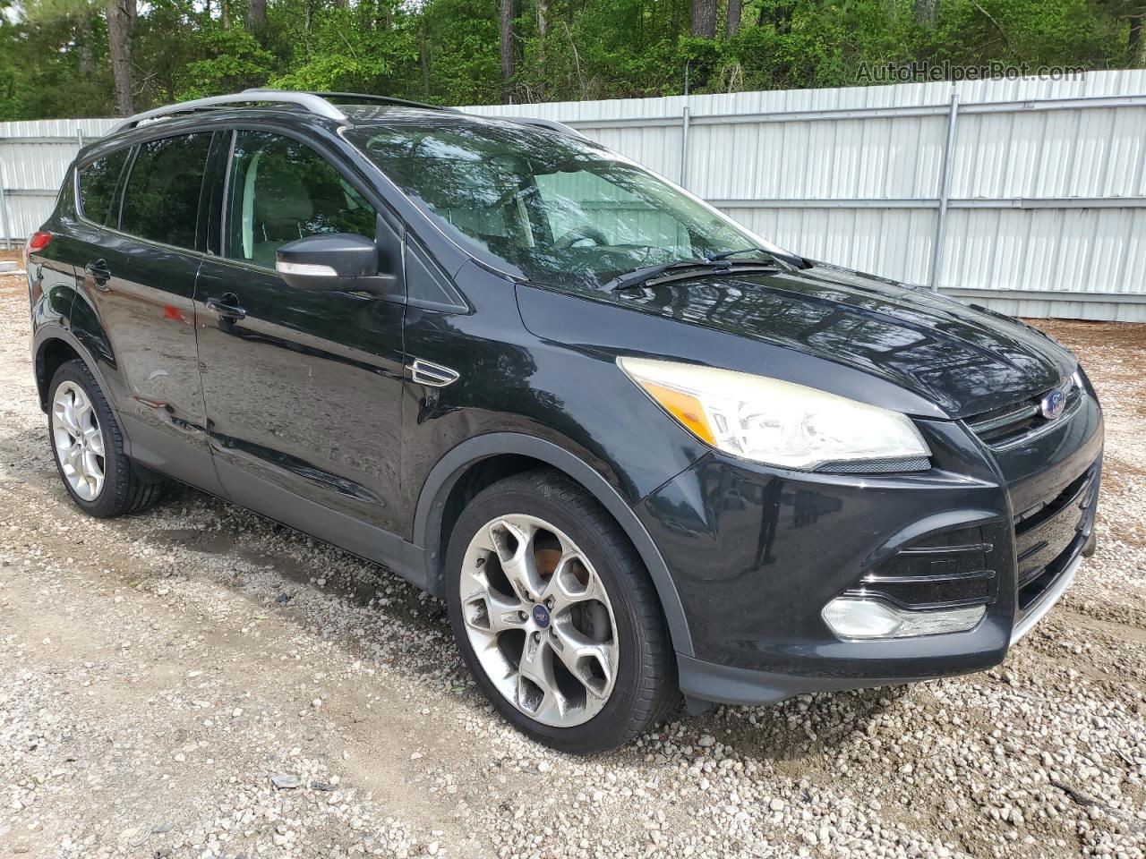 2014 Ford Escape Titanium Black vin: 1FMCU0JX8EUB69529