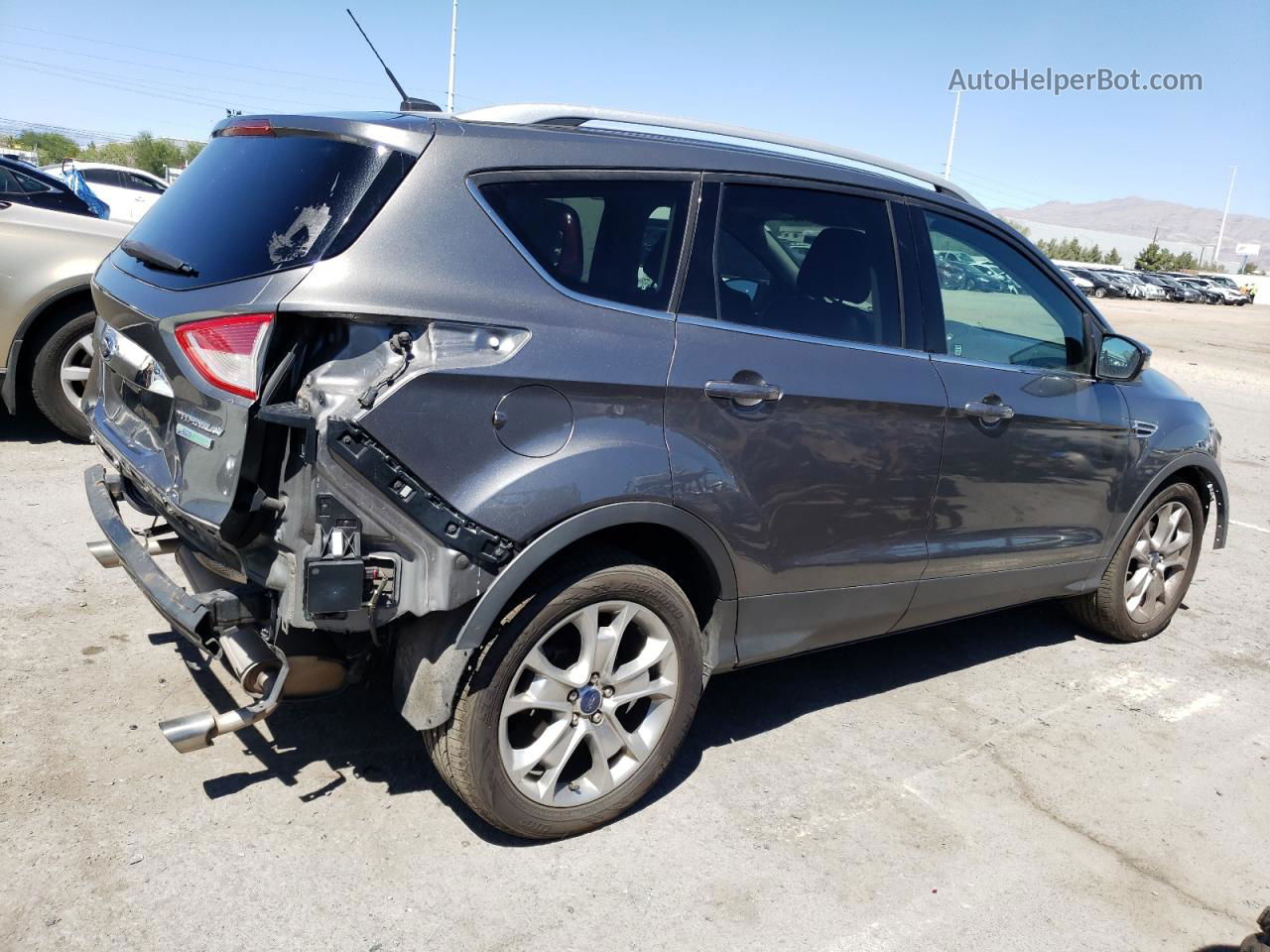 2014 Ford Escape Titanium Gray vin: 1FMCU0JX8EUC18941