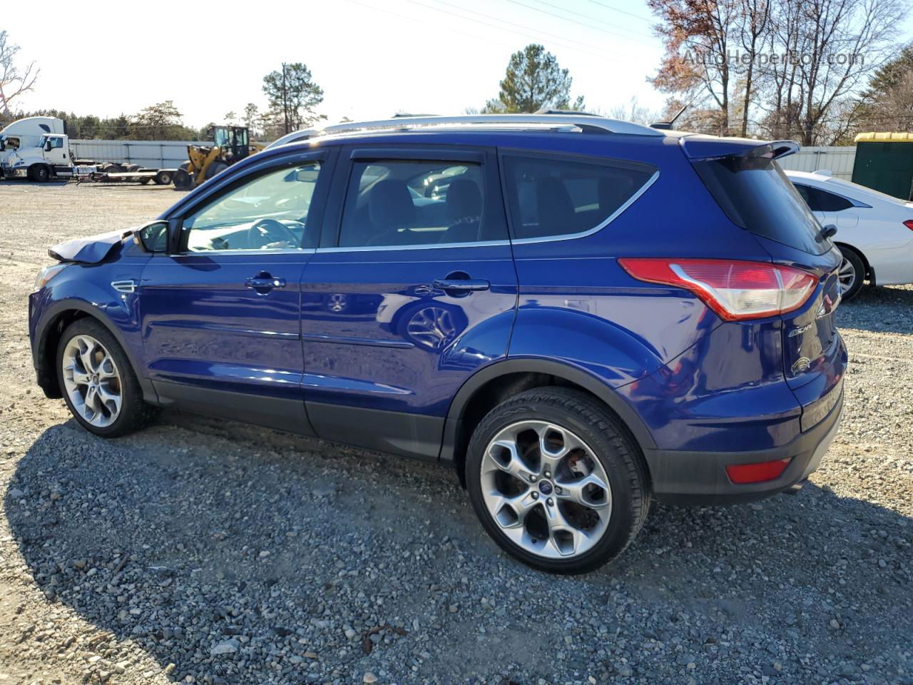 2016 Ford Escape Titanium Blue vin: 1FMCU0JX8GUA49541