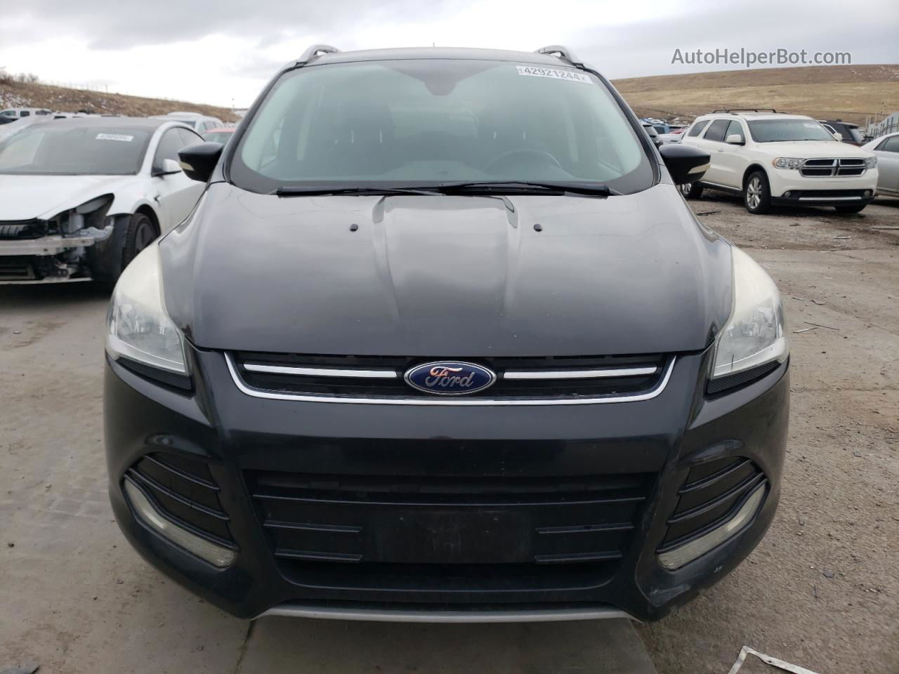 2014 Ford Escape Titanium Black vin: 1FMCU0JX9EUB40086