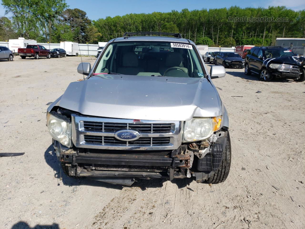 2009 Ford Escape Hybrid Silver vin: 1FMCU49329KB94002