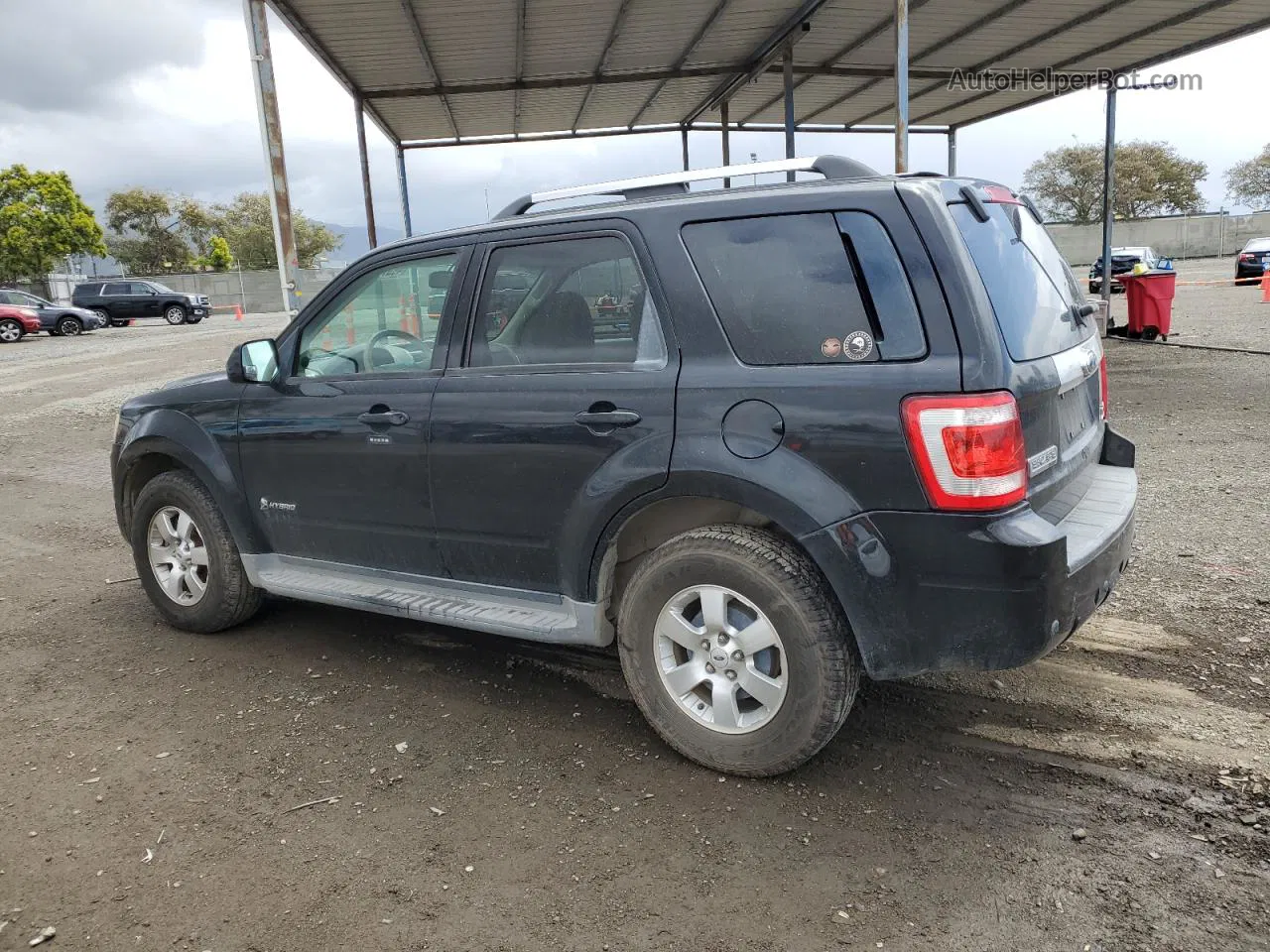 2009 Ford Escape Hybrid Black vin: 1FMCU49339KA22576